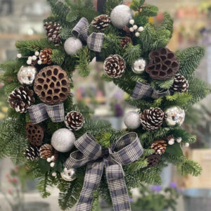 Bauble Christmas Wreath
