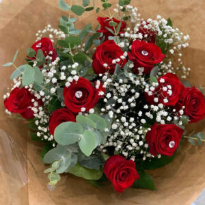 Luxury Roses with Gypsophila