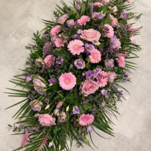 Pink & Purple Casket Spray