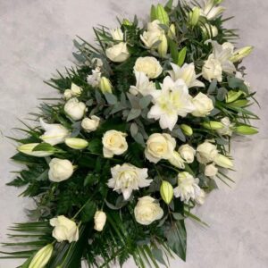 Rose & Lily Casket Spray