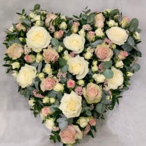 Pink & Cream Heart Loose Pad