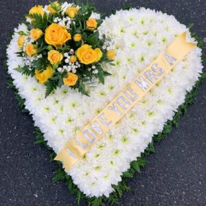 Yellow Heart Based Pad