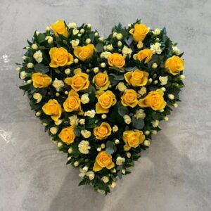 All Yellow Heart Loose Pad