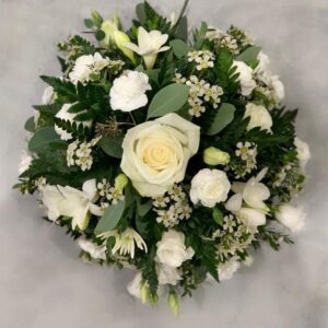 All White Posy