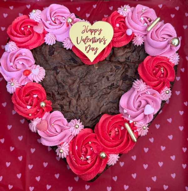 Valentine’s chocolate brownie