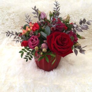 Festive pot arrangement
